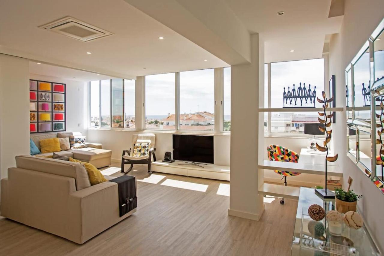 Magnificent 1 Bedroom Apartment With Views Over The Ocean Costa de Caparica Buitenkant foto